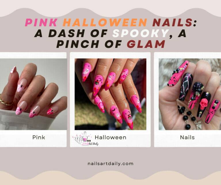 Pink Halloween Nails: A Dash of Spooky, a Pinch of Glam