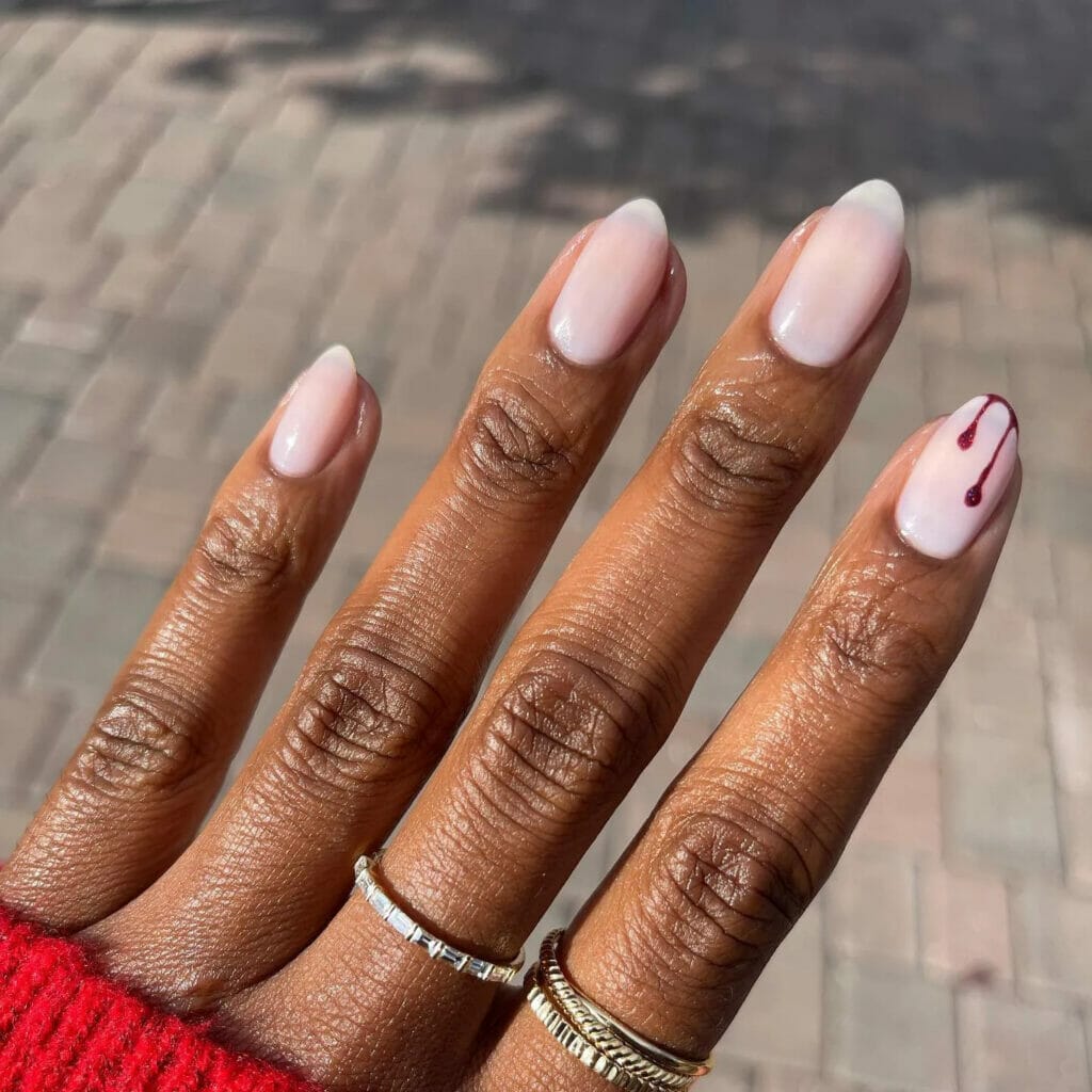 Bloody-red-Nail-design