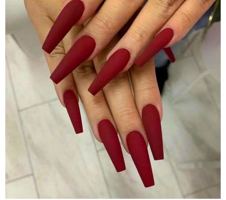 Plain-Ombré-Baddie-Nails