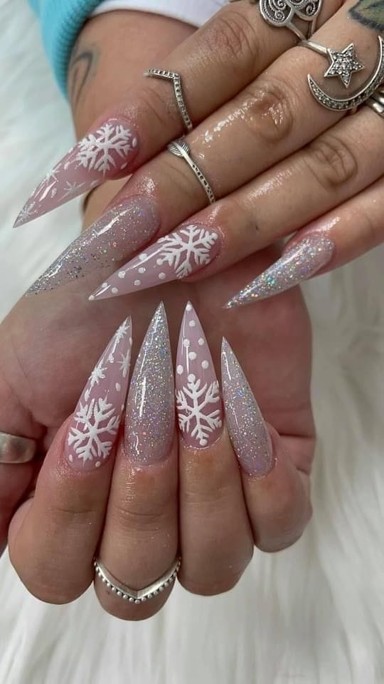 Ice Queen wonderland Nails
