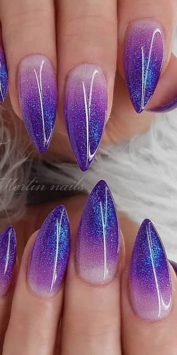 Ombre Stiletto Nails