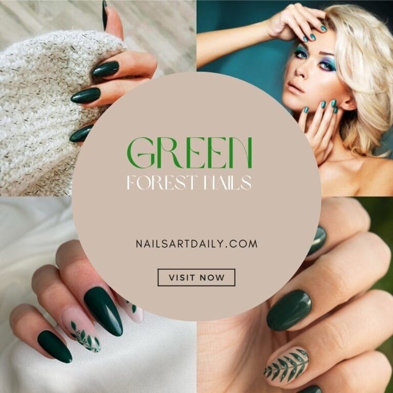 Forest Green nails