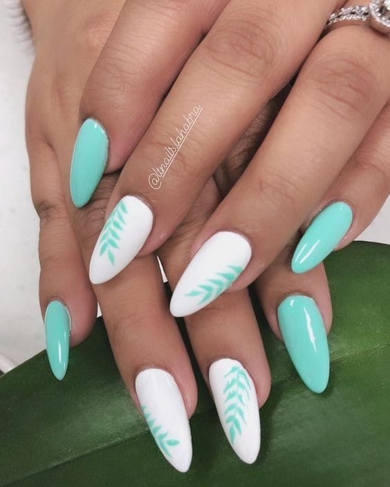 tiffany Blue Design with Florals